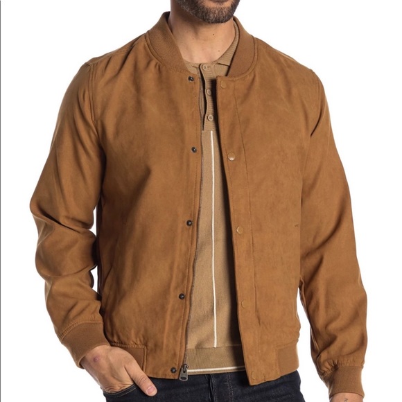 Levi’s Faux Suede Varsity Bomber Jacket